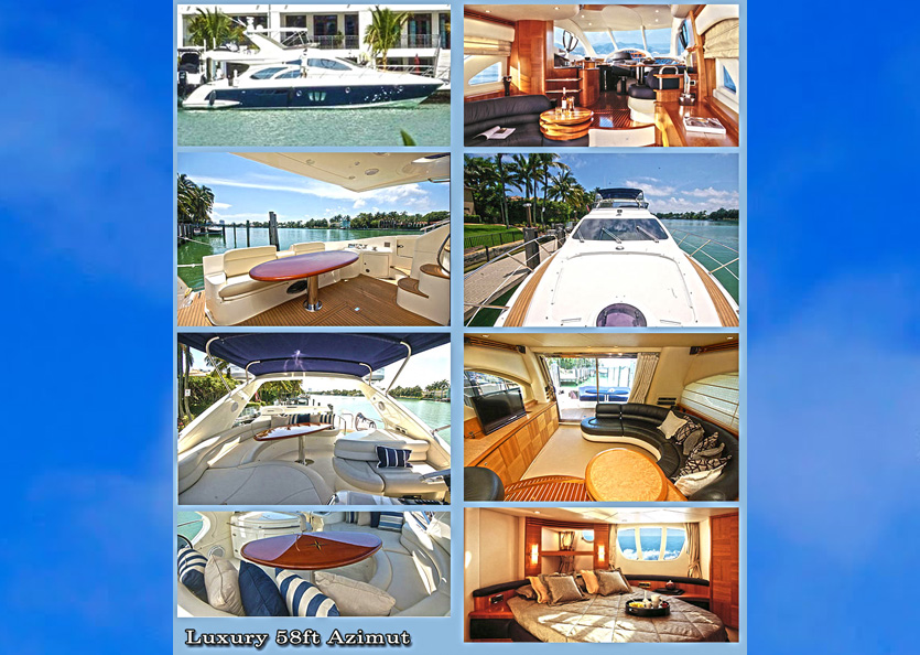 58' Azimut Grand cayman yacht charters